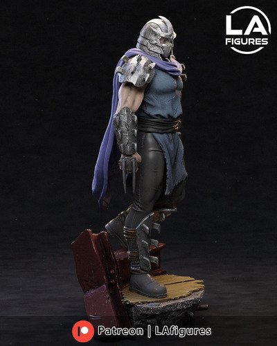 Destruidor Shredder | Tmnt Em Resina 24cm - galeria 8