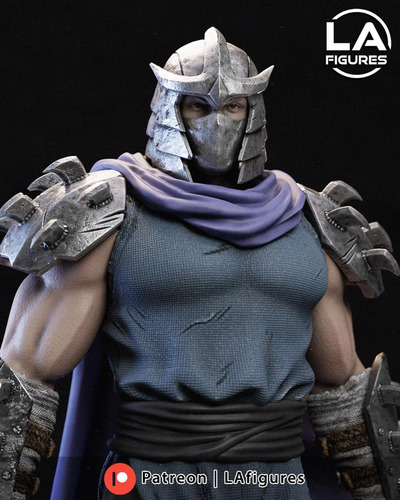 Destruidor Shredder | Tmnt Em Resina 24cm - galeria 9