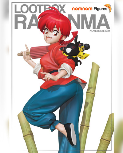 Ranma 1/2 Anime Mangá Estátua 25cm Resina Fidel Figures